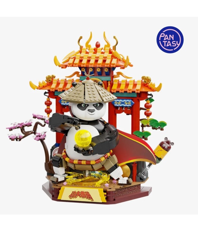 Construction kit - Kung-Fu Panda - Dragon Warrior (with button cell)