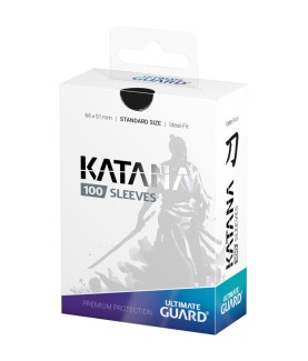 Sleeves - 100 Pcs - Katana - Standard - Black