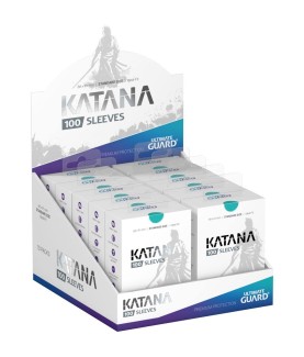Protège-cartes - Accessoires - Boîte de 100 pièces - Katana - Standard - Turquoise