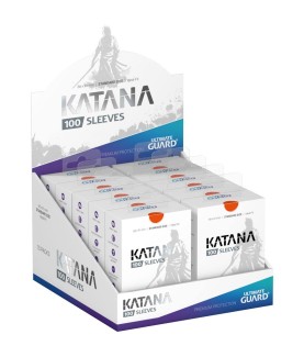 Sleeves - 100 Pcs - Katana - Standard - Orange