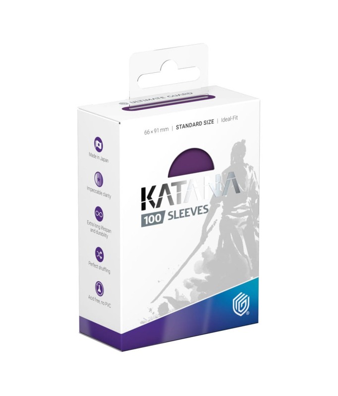 Sleeves - 100 Pcs - Katana - Standard - Iris Bloom