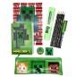 Set de papeterie - Minecraft - Creeper