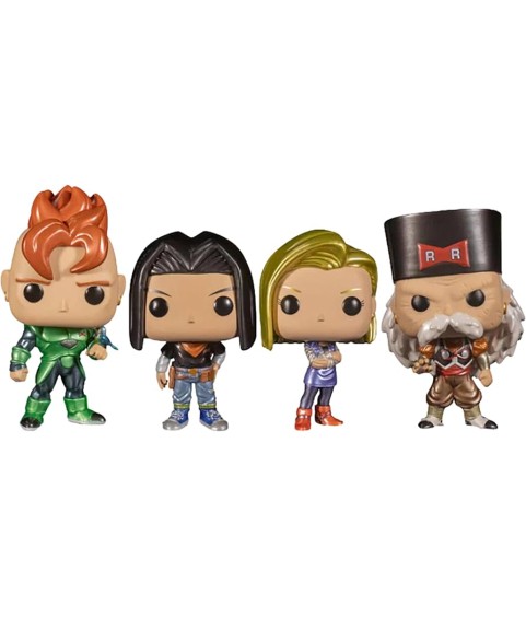 POP - Pack de 4 - POP Animation - Dragon Ball - Pack de 4 - Androids - Special Edition